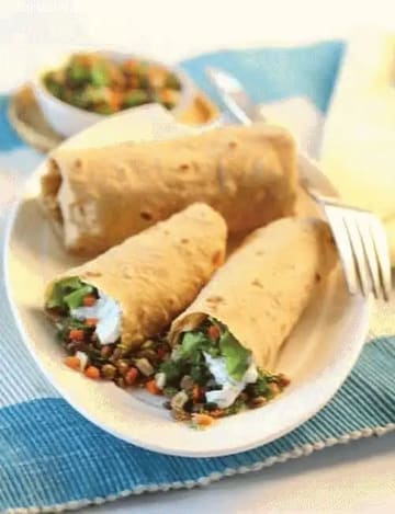 Mint And Masoor Roll Recipe (Wrap)