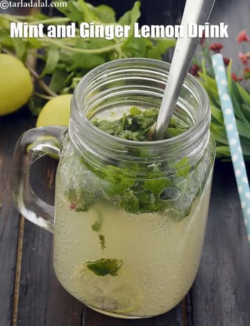Mint And Ginger Lemon Drink Recipe