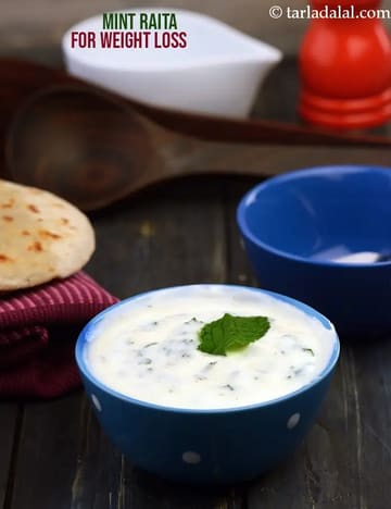Mint Raita For Weight Loss Recipe