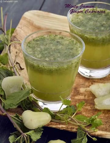Minty Jamun Ginger Capriosca Recipe