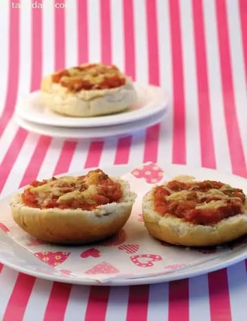 Burger Bun Open Pizza Recipe