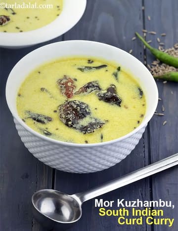 Mor Kuzambu Recipe (South Indian Curd Curry)