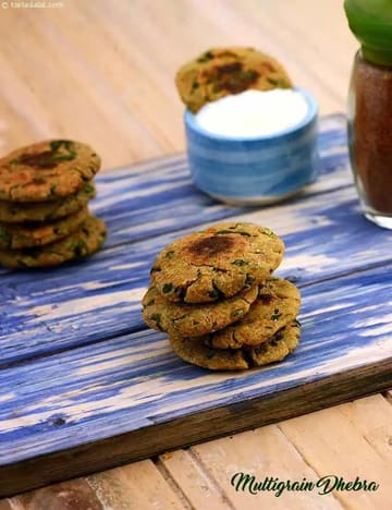 Multigrain Dhebra  (  Gluten Free Recipe)