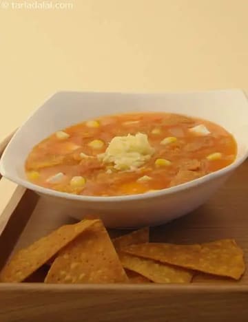Mexican Nacho Soup Recipe (Corn Recipes)
