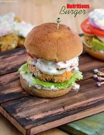 Nutritious Burger Recipe (Indian Diabetic Recipes)
