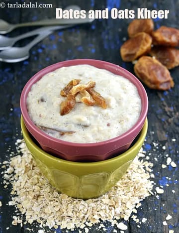 Dates And Oats Kheer Recipe (Oats And Dates Payasam)