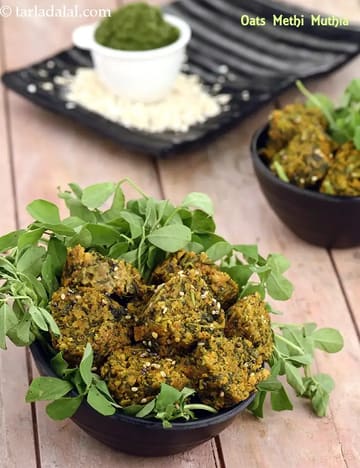 Oats Methi Muthia Recipe
