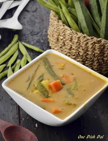 One Dish Dal Recipe (Mix Dal)