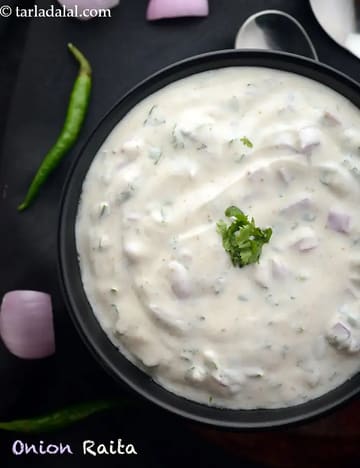 Onion Raita Recipe (Pyaz Ka Raita)