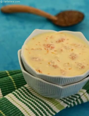 Orange Chenna Payesh ( Microwave ) Recipe