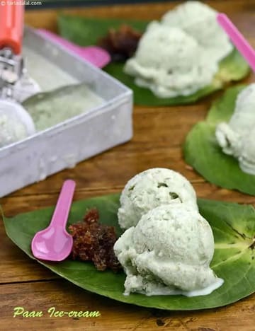 Paan Ice-Cream Recipe (Mithai Recipes)