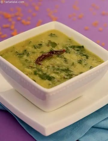 Spinach And Masoor Dal Recipe