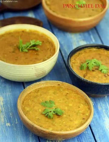 Jain Panchmel Dal Recipe (Jain 5 Dals)
