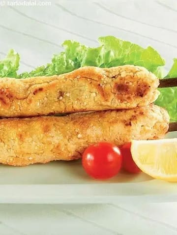 Paneer Chana Seekh Kebab ( Paneer Snacks ) Recipe