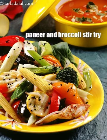 Paneer And Broccoli Stir Fry Recipe