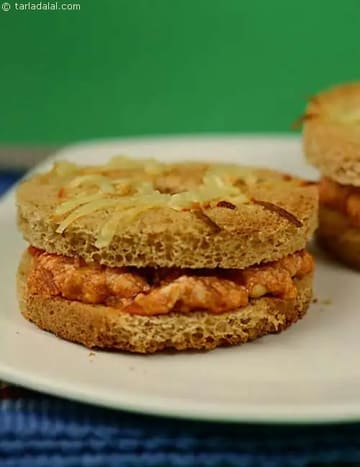 Paneer And Capsicum Discs Recipe (Sandwich Recipes)