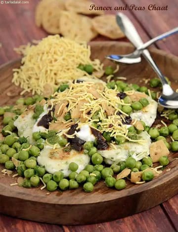 Paneer And Peas Chaat Recipe