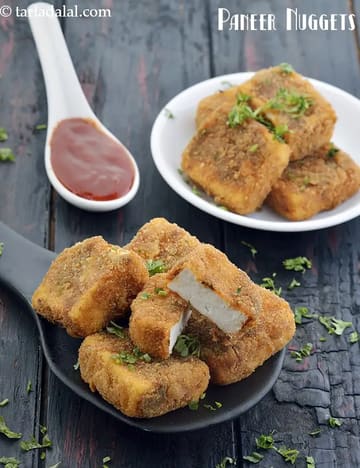 Paneer Nuggets Recipe (Paneer Bites)