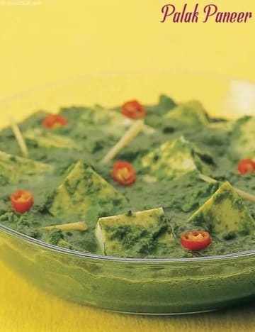 Paneer Palak Recipe