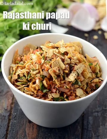 Rajasthani Papad ki Churi, Masala Papad Churi