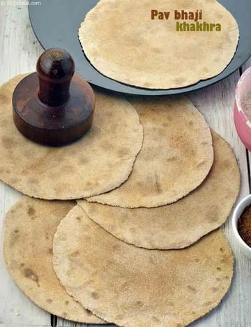 Pav Bhaji Khakhra Recipe (Zero Oil)