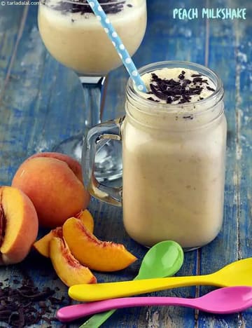 Peach Milkshake Recipe