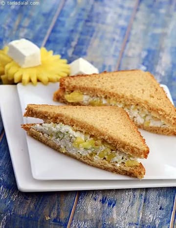 Pineapple Recipe (Celery And Cottage Cheese Sandwich)