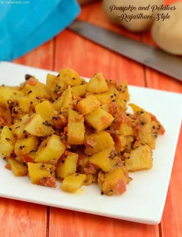 Pumpkin Potato Sabzi Recipe