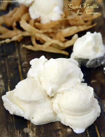 Quick Vanilla Ice Cream Recipe