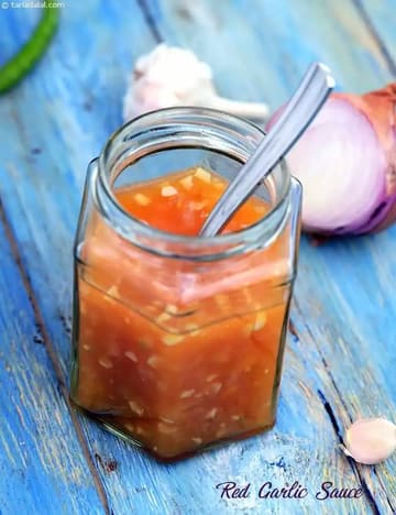 Red Garlic Sauce ( Chinese Cooking )