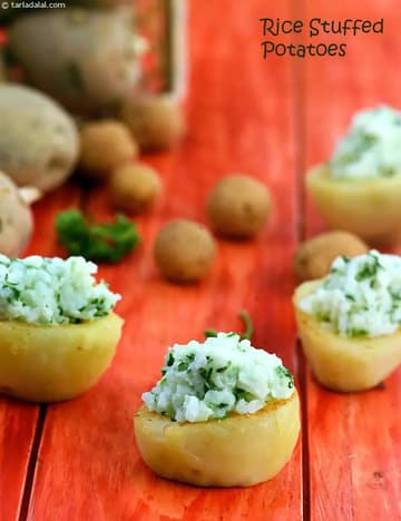 Rice Stuffed Potatoes Recipe