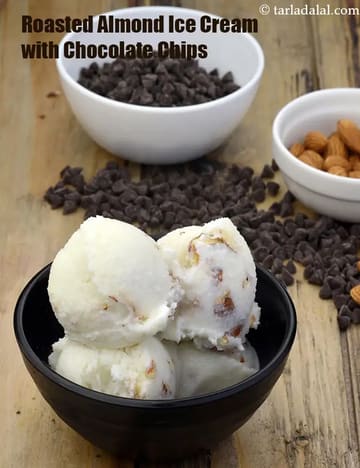 Roasted Almond Ice Cream Recipe