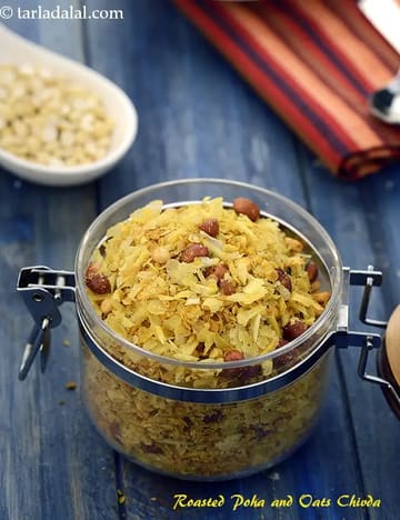 Oats Chivda Recipe (Poha Oats Chivda)