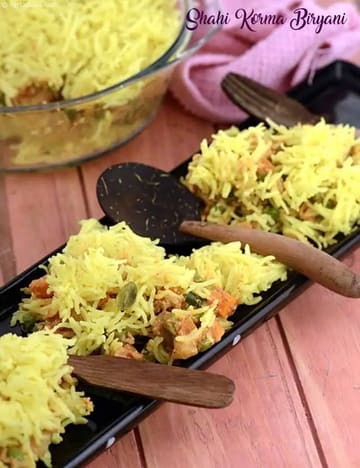Shahi Korma Biryani Recipe