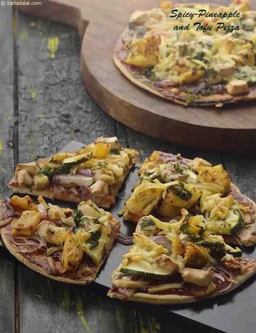 Spicy Pineapple And Tofu Pizza Recipe