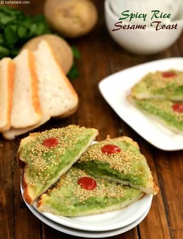 Spicy Rice Sesame Toast