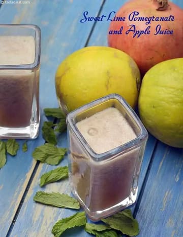 Sweet Lime Recipe (Pomegranate And Apple Juice)