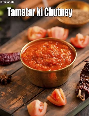 Tamatar Ki Chutney Recipe (Tomato Chutney For Chaats)