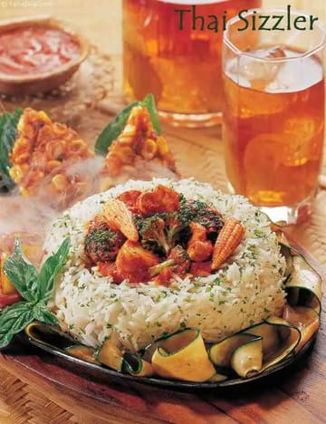 Thai Sizzler Recipe (Indian Style Thai Sizzler)