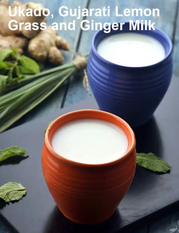 Ukado Recipe (Gujarati Lemon Grass And Ginger Milk)