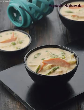 Vegetable Makhanwala Recipe (Microwave Makhanwala)