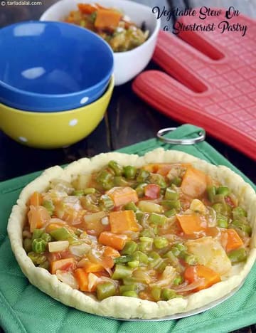Vegetable Stew On A Shortcrust Pastry Recipe