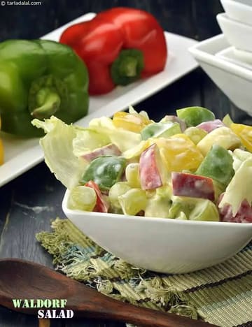 Waldorf Salad ( Zero Oil) Recipe