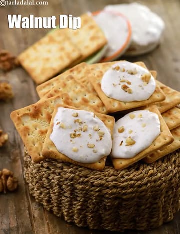 Walnut Dip Recipe (Quick Akhrot Paneer Dip)