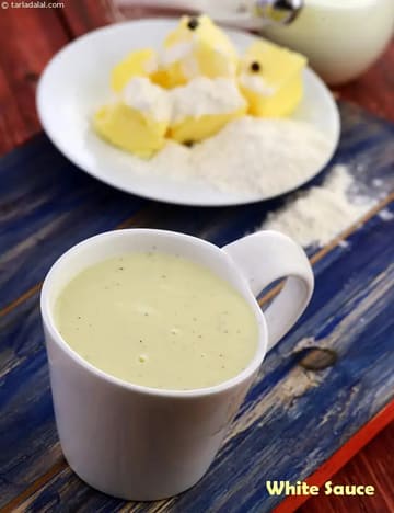 White Sauce (Microwave) Recipe (Indian Microwave Recipes)