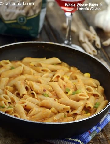 Whole Wheat Pasta In Tomato Sauce Recipe