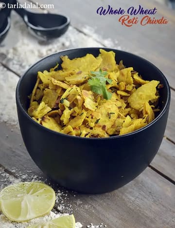 Whole Wheat Roti Chivda Recipe (Indian Chapati Chivda)