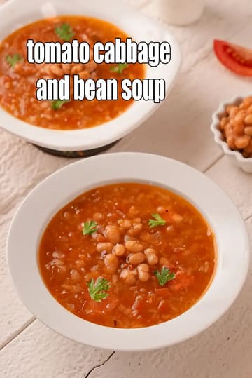 Tomato Cabbage And Bean Soup Recipe