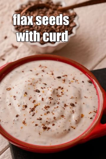 Flax Seeds With Curd Recipe