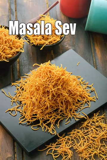 Masala Sev Recipe (Indian Jar Snack)